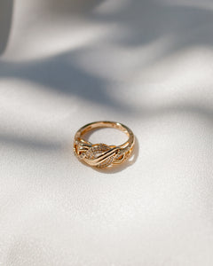 The Pave Twist Ring